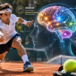 Le tennis et le cerveau : les effets de la pratique sur la mémoire, la concentration et la prise de décision